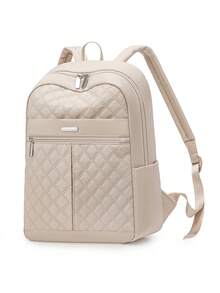 Mochila impermeable de gran capacidad, de moda y versátil - Beis - Ver 6