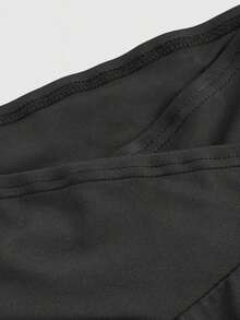 Nuevos Pantalones Acampanados De Talle Alto Con Envoltura En Color Sólido Simple Para Verano 2024 - Negro 2 - Ver 3