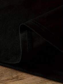 Camiseta holgada coreana para mujer, suave, casual, combinable con todo. - Negro - Ver 4
