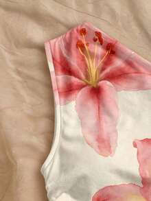 2 piezas Blusa casual de mujer con hombros fruncidos y nudo retorcido, versátil para citas y salidas - Multicolor 5 - Ver 4