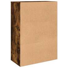 vidaXL Sideboards 2 STK., Kommode mit Stauraum, Anrichte Beistellschrank für Wohnzimmer, Mehrzweckschrank Standschrank, Geräucherte Eiche 60x31x84cm Holzwerkstoff - Geräucherte Eiche - Übersicht 9