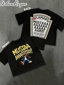 Doble cara |   Camiseta para Hombre Casual y Moderna con Estampado de Botella y Personaje Divertido |   Ropa de Hombre con Estilo: Playeras, Sudaderas y Camisas Cómodas |   Ideal para Uso Diario Trabajo y Salidas |   Fácil de combinar muestra tu estilo - Negro - Ver 1