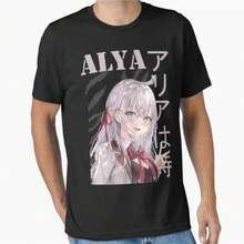 Printed T-Shirt For Men And Women - 黑色 - 查看 1
