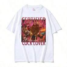 Summer White Michael Jacksons T-Shirt Bad Pop Music Tour Loose Large Retro Cotton Round Neck Short SleeveBlusas Para Dama Y Hombre Playeras Oversize Blusas Frescas Para El Calor Envio Nacional - Blanco - Ver 1