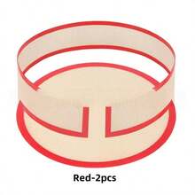 2pcs Non-Stick Flat Bottom Pan With Silicone Baking Mat, Prevents Cake Sticking To Bottom And Sides, Easy To Clean, Suitable For Cheesecake Pan - Multicolor - View 17