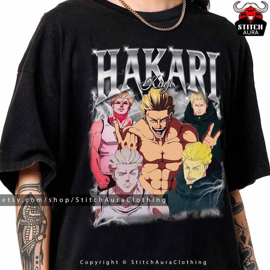 Regalo de camisa con pegatina Kinji Hakari, G1ojo Satoru T1EE, póster de T1oji F1ushiguro, camiseta de Megumi Fushiguro, Kento NaN1ami para RyoM1en Sukuna, Y1uta O1kkotsu220g Cla-ssic Cotton T-Shirt - UniS-ex - The Shirt You A-lways NeededSuitable for all people, whether woM-en or M-enhigh-quality durable fabric suitable for all seans,ft to the touch but built to lastBreathabletops woM.en fall outfiT.S for woM.en vaC.Ation outfiT.S woM.en Easter, St. Patrick's Day costume - Negro - Ver 1