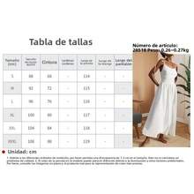 Vestido tirantes sin mangas cintura alta estilo sensual primavera 2026 - Marrón - Ver 2