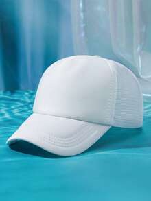 1 pieza Gorra de béisbol de mujer de malla de dos colores transpirable - Multicolor - Ver 35