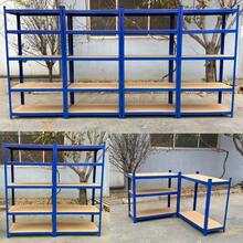 2X PACK 5-Tier Garage Shelves 2pcs Standing Racking Shelving Units Heavy Duty Adjustable Garage Shelving Unit For Workshop/Shed/Office Heavy Duty Racking Shelves Utility - 2x PACK-h 150 X W70 X D 30 Cm-nEW - View 11