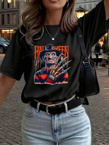 Women T-Shirts - Black - View 1