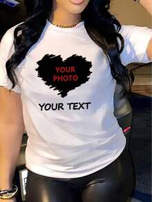 Women's Casual Short Sleeve T-Shirt, 1 Pack, 100% Thick Cotton - Comfortable Crew Neck, Soft And Cute T-Shirt - 白色 - 查看 2