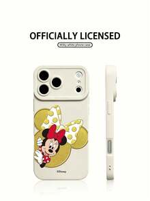 Ốp điện thoại Disney - Quà tặng Giáng sinh - Hộp đựng điện thoại cho iPhone 17 17Air 17pro 17promax 11 12 13 14 15 16pro 16promax 14Plus 15Plus 16Plus 15promax 16pro 16promax XR - Màu be - Xem 2