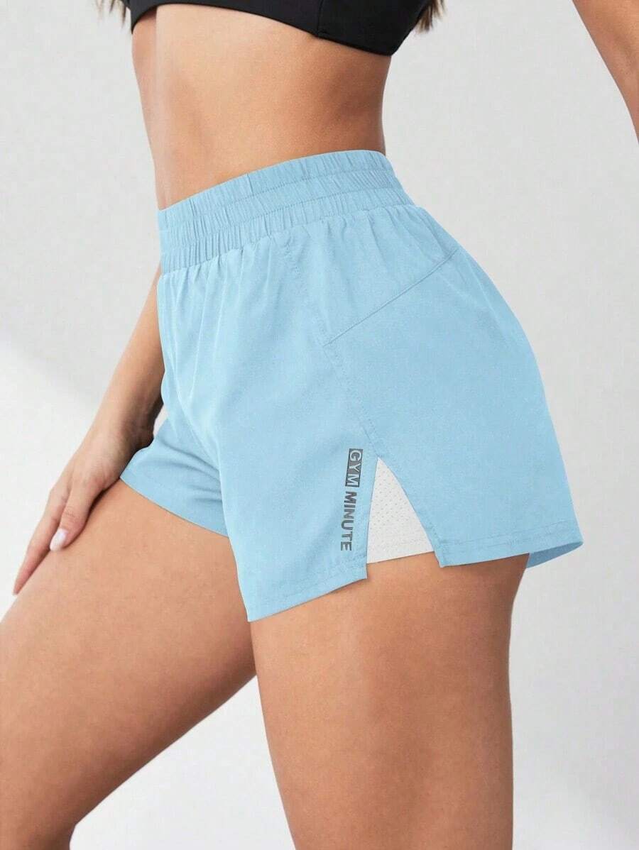 Pantalones cortos de compresión para mujer que absorben la humedad y tienen un short interno, cómodos para correr, yoga, evitar rozaduras.Pantalón corto deportivo para mujer, pantalón corto de gimnasio, pantalón corto de ciclista cómodo - Multicolor 2 - Ver 1