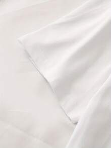 Creative Design For Father's Day, Fashionable Women's Casual Sports T-Shirt, Round Neck, Stretchy Fabric, Printed, Suitable For All Seasons, Casual Women's Sportswear. Elegant Party Outfit, T-Shirt For Elegant Ladies, Blouses Suitable For Curvy Women, Casual Wear, Cool And Sweat-Free Summer Wear, Fun Letter Print. - 白色 - 查看 3