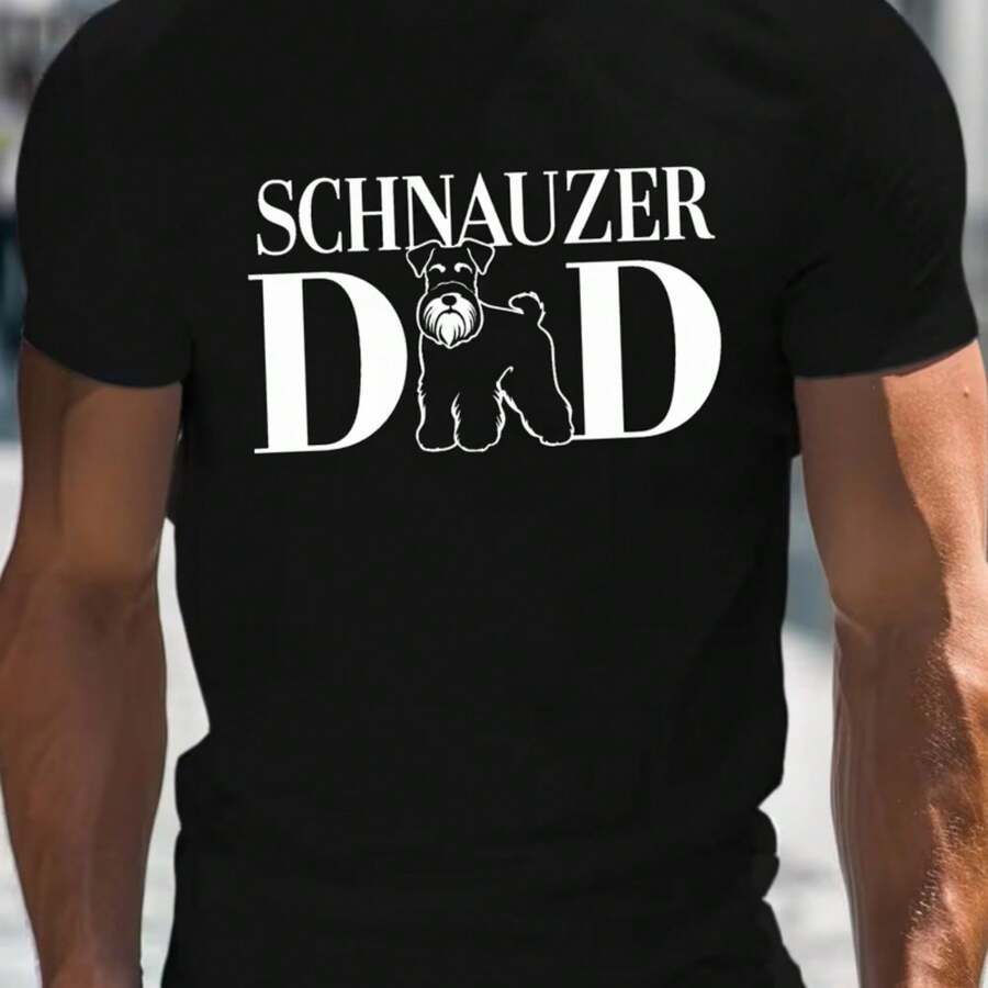 Printed T-Shirt For Men And Women - Black - View 1