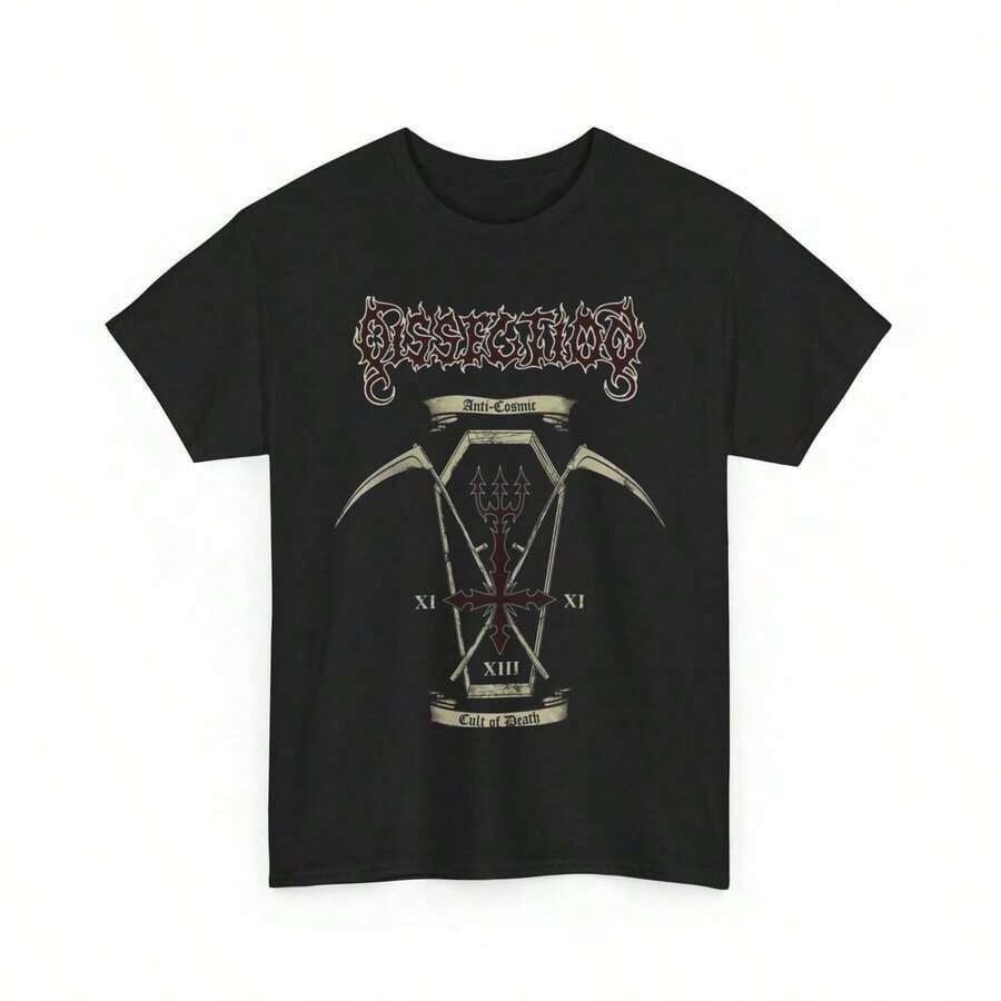 100% Cotton Ghostface T-Shirt, Horror Movie T-Shirt, Halloween 'Don't Hang' T-Shirt, Horror Movie Graphic T-Shirt, Horror S - 黑色6 - 查看 1