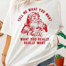 Camiseta Divertida de Santa Claus, Frases Divertidas de Santa, Camisetas Retro de Navidad, Camiseta Vintage de Navidad, Fiesta de Navidad, Navidad, Camiseta Fea de Navidad, Camiseta de Algodón Puro de 220G - Envía Calor a tus Seres Queridos, Un Regalo de Cumpleaños Perfecto y Da - Estilo - Ver 6