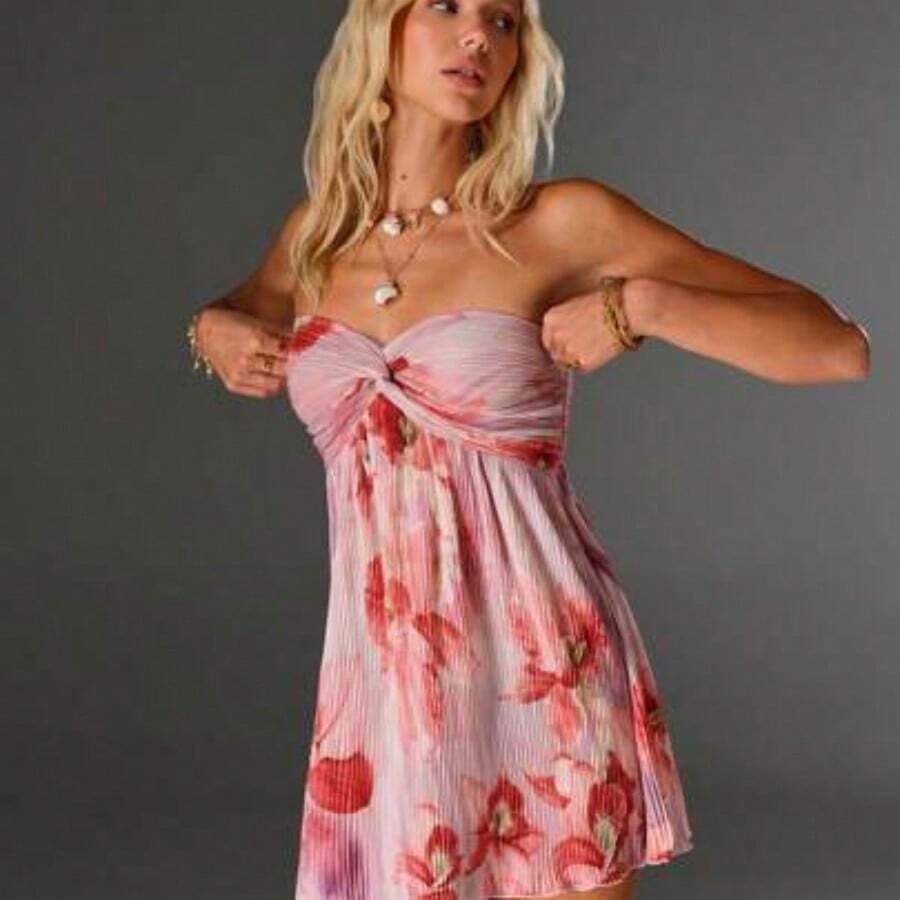 Women Midi Dresses - Multicolor - View 1