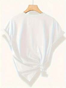 Camiseta de Mujer con Estampado de Tortuga y Ondas - 100% Algodón, Manga Corta, Cuello Redondo Casual, Camiseta de Verano, Lavable a Máquina, Corte Holgado, Cómoda, Suave, Elástica y Ajustada, Moda Femenina - Camiseta Unisex de Algodón, Corte Holgado, Cómoda, Estilo Vintage Urbano, Adecuada para primavera, verano y otoño - Blanco - Ver 2