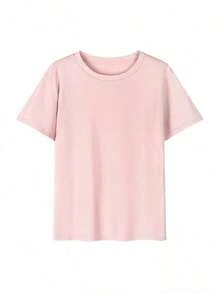 Camiseta casual para mujer, con estampado de anatomía del cerebro y el corazón, corte holgado y oversize, estilo callejero de cuello redondo y manga corta, adecuada para ir al trabajo, viajes urbanos, salidas de verano, reuniones con amigos, brunch de fin de semana en color negro - Rosa - Ver 3