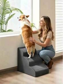 Pet Dog, Dog Stairs, Slope Anti-Slip, Small Dog Bed Climbing Ladder, Small Dog Bed Steps Up And Down - Multicolor - View 4