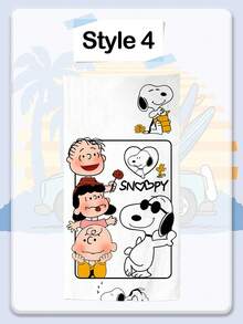 Khăn tắm biển Snoopy bán chạy nhất, chất liệu sợi siêu mịn, khăn tắm biển hoạt hình cho trẻ em, khăn thấm hút tốt cho mùa hè bên bờ biển. - hình chữ nhật - Xem 12