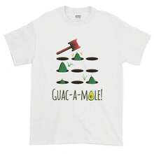 1 Piece, Minimalist Food-Themed T-Shirt With An Avocado Pattern Design On High-Quality Cotton, Suitable For Couples, Sizes S-3XL, Unisex, Urban Fashion, Casual Summer Style, Elegant Women's Style, Crew Neck Cotton T-Shirt For Everyday Wear. | Perfect Holiday Gift | 100% Cotton Fabric | Soft And Comfortable | Crew Neck T-Shirt | - 白色 - 查看 3
