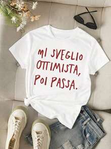 Dam-T-shirts - Vit - Visa 4