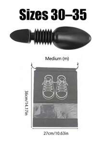 Alargador de sapatos ajustável, expansor de saltos altos, expansor fácil de usar, feito de plástico durável, concebido especificamente para expandir e moldar saltos altos, sapatos e sapatos de festa femininos. Estes mini alargadores de sapatos ajudam a manter a forma do sapato ao expandir a área dos dedos, adequados para organização do armário e cuidados com os sapatos, acessórios para sapatos, acessórios de alargador de sapatos adequados para pés estreitos/pés largos. Adequado para mulheres, Dia da Mãe, presentes do Dia do Professor - A - Ver 14