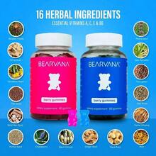 BEARVANA Gummies Combo Pack - Women's General Wellness Supplement - Berry Flavored - Vitamins And Herbal Ingredients - 1 - View 8