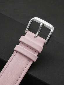 1件裝經典粉色智慧手錶錶帶，相容 38mm 40mm 41mm 42mm 44mm 45mm 46mm 49mm，優雅商務簡約風替換錶帶，相容 Series Ultra 11 10 9 8 7 SE3 6 5 4 3 2 1，時尚智慧手錶配件 - 粉色 - 查看 5