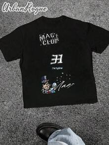 Camiseta para Hombre Casual y Moderna con Estampado de Club Mágico y Número 31 |   Ropa de Hombre con Estilo: Playeras Sudaderas y Camisas Cómodas |   Ideal para Uso Diario Trabajo y Salidas |   Fácil de combinar muestra tu estilo - Negro - Ver 6