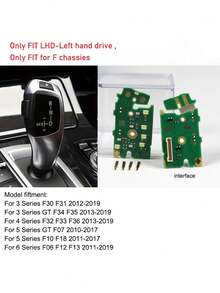 Mạch điều khiển cần số cho BMW F10 F30 F31 F32 F20 F10 F07 F25 F26 F15 F16, bảng đèn LED cần số, sửa chữa. - Bảng mạch núm cần số - Xem 13