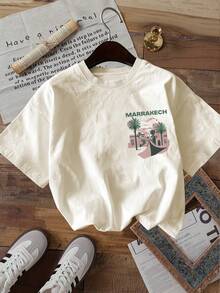 Dam-T-shirts - Vitt - Visa 7