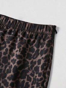 Falda casual de talla grande con estampado de lunares - Multicolor - Ver 5