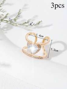 1pc Summer Beach, Wedding, Graduation, Music Festival Nail Ring - Multicolor - View 6