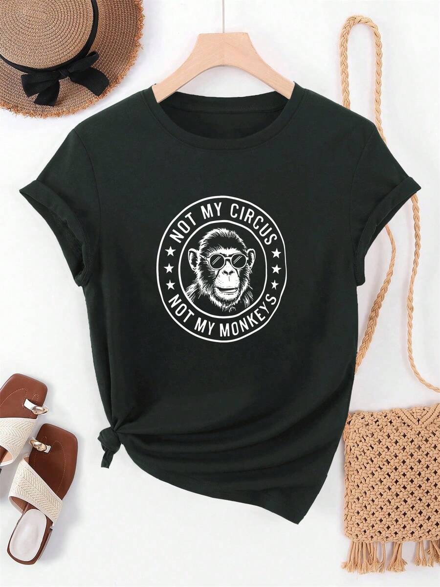 Women T-Shirts - Black - View 1