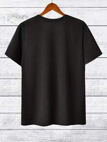 Camiseta personalizada de equipo de fútbol para mujer, camiseta de fútbol con tu nombre, camiseta personalizable de equipo de fútbol, camiseta para día de partido, camiseta de mamá futbolera, regalos para madre, familia y amigos - Negro - Ver 3
