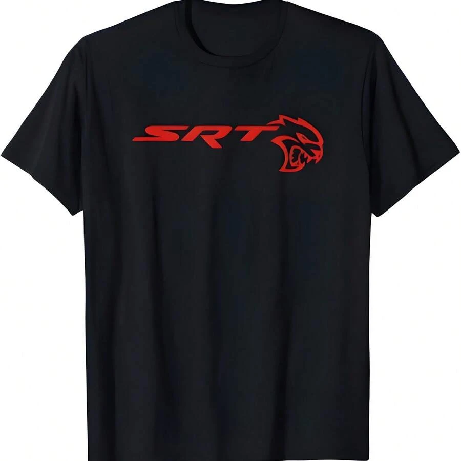 Camiseta Dodge SRT Hellcat unisex-adultos, manga corta, ajuste clásico, - Negro - Ver 1