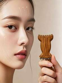 Máy mát xa mặt và cổ chuyên nghiệp này đi kèm với lược mát xa da đầu đa chức năng 4 trong 1, lược mát xa bấm huyệt và một chiếc lược nhỏ hình cá heo màu hồng bằng nhựa. - Nhiều màu - Xem 1