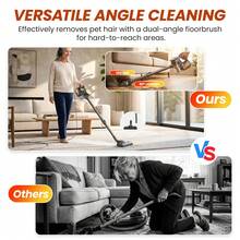 SUPERLEX 4-In-1 Vacuum Cleaner, Handheld Vacuum Cleaner With 5M Cable, 900ML Dust, Multifunction Bagless Stick Vac For Carpet, Floor, Sofa, Pet Hair, 600W - UK Plug(220-240V) - View 6