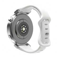 1條適用於華為GT3 (42mm) (43mm)、GT1/2/3、Watch4/4Pro (46mm) (48mm)的可調節式柔軟透氣防汗錶帶，粉色、星光色、綠色等多色可選，輕量快乾通用替換運動錶帶，適合18mm、20mm、22mm寬度矽膠錶帶，兼容三星及其他智慧手錶 - 彩色 - 查看 34