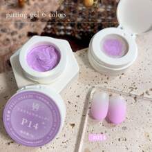 FRESCOBALDI 6 Colors High Saturation Semi-Solid Gel Nail Polish, Suitable For Nail Salons And DIY Use All Season - 彩色 - 查看 43