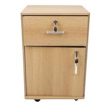 Filing Cabinet With Drawers On Wheels, Document Organizer, Modern Design For Office And Home - Mustard Yellow - View 1
