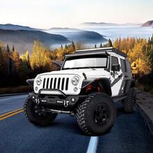Nilight Front Inner Fender LinersWheel Cover Fit For 2007-2018 Off-Road Jeap JK JKU 4WD (4-Door/2-Door) Unlimited Bolt-On Style Fender Flares Splash Guards - A - View 7