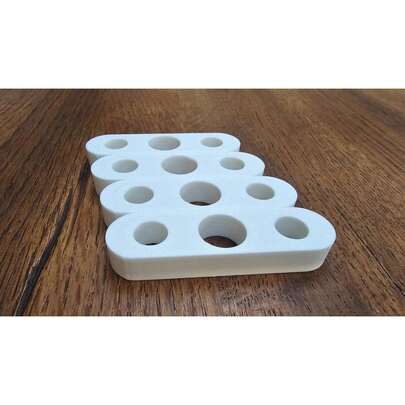 10mm X 70mm White Heavy Duty Window Levers Perfect-Fit 4 Pack