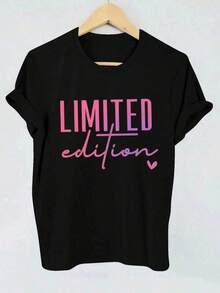 Unisex Short-Sleeved T-Shirt, 2026 New Summer Collection: Assistant. Shipped Locally. Printed T-Shirt. Women's Simple And Elegant Regular Casual T-Shirt Suitable For All Seasons. Men's T-Shirts, , ,  Women's, Romwe Men's, Boho Chic, Teachers Gifts, T-Shirt For Curvy Women's Sets For, Y2k, - 黑色 - 查看 1