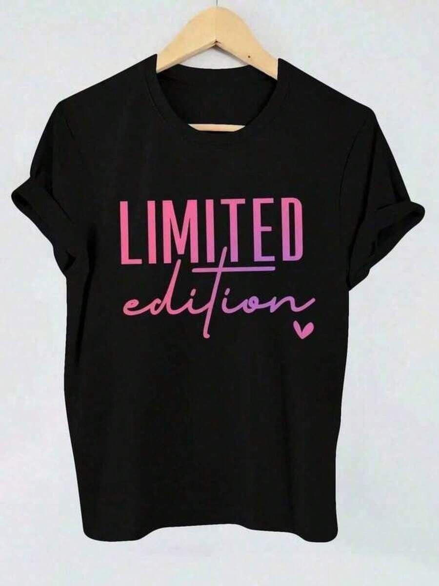 Unisex Short-Sleeved T-Shirt, 2026 New Summer Collection: Assistant. Shipped Locally. Printed T-Shirt. Women's Simple And Elegant Regular Casual T-Shirt Suitable For All Seasons. Men's T-Shirts, , ,  Women's, Romwe Men's, Boho Chic, Teachers Gifts, T-Shirt For Curvy Women's Sets For, Y2k, - 黑色 - 查看 1