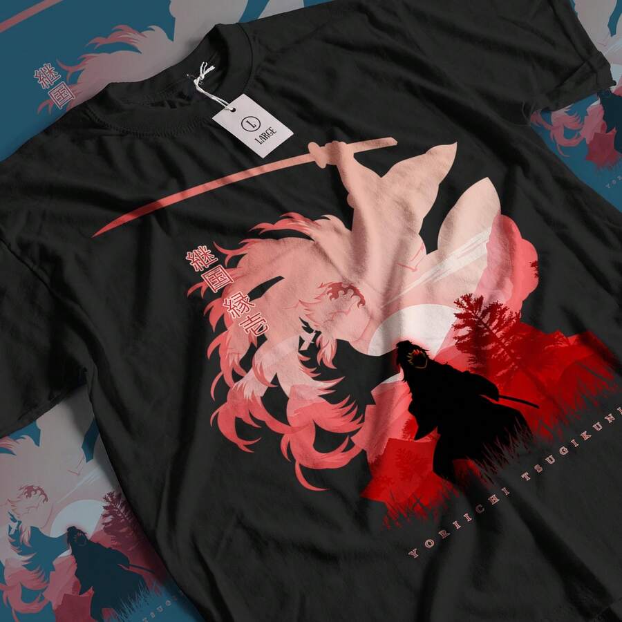 Camiseta de anime, Yorichi Tsugikuni Graphic T1EE, J1apanese Manga A1pparel220g Cla-ssic Cotton T-Shirt - UniS-ex - The Shirt You A-lways NeededSuitable for all people, whether woM-en or M-enhigh-quality durable fabric suitable for all seans,ft to the touch but built to lastBreathabletops woM.en fall outfiT.S for woM.en vaC.Ation outfiT.S woM.en Easter, St. Patrick's Day costume - Negro - Ver 1