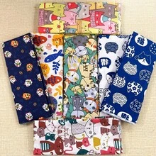 Bộ 7 mảnh vải cotton in hình mèo dễ thương, thích hợp để thêu đắp, làm vải búp bê, may vá và chắp vá thủ công, lý tưởng cho người mới bắt đầu làm đồ thủ công chắp vá, chăn ga gối đệm, rèm cửa, vỏ gối và các phụ kiện thủ công khác. - Nhiều màu - Xem 9